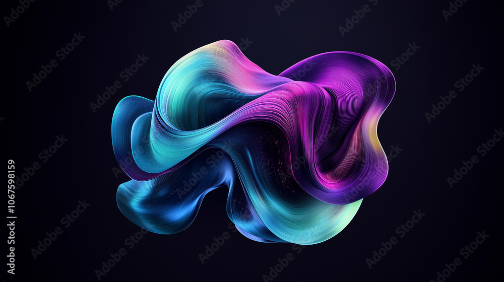 Glowing Magenta cyan light wave patten in black background grainy gradient noise texture poster banner backdrop abstract design Glowing Magenta cyan light wave patten in black background grainy gradient noise texture poster banner backdrop abstract design