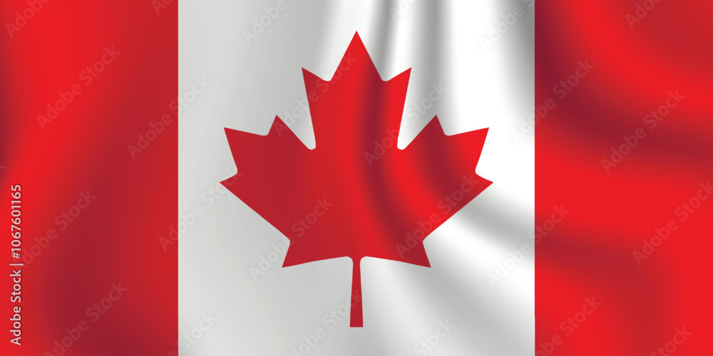 Flag of Canada. Canadian national symbol in official colors. Template icon. Abstract vector background Flag of Canada. Canadian national symbol in official colors. Template icon. Abstract vector background