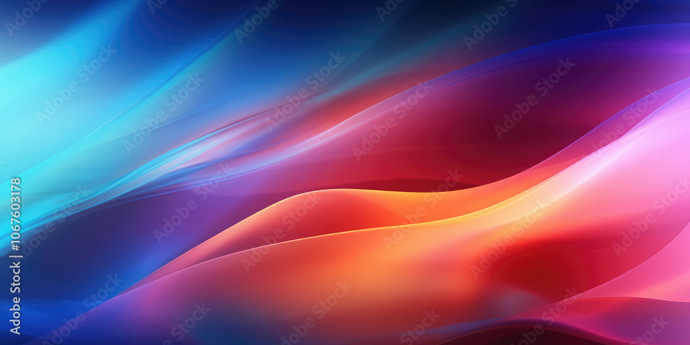 custom made wallpaper toronto digitalAn eye-catching abstract design showcasing colorful waves, blending various hues to form a lively background