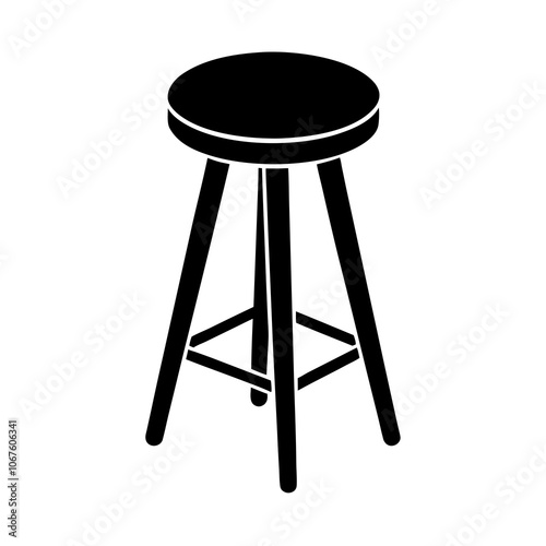 stool isolated on white