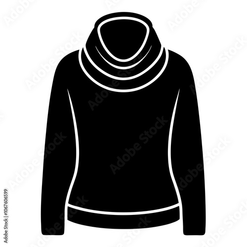 black and white sweater