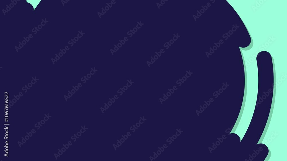 The background changes color and circle. Minimal modern seamless motion design. Abstract loop animation The background changes color and circle. Minimal modern seamless motion design. Abstract loop animation