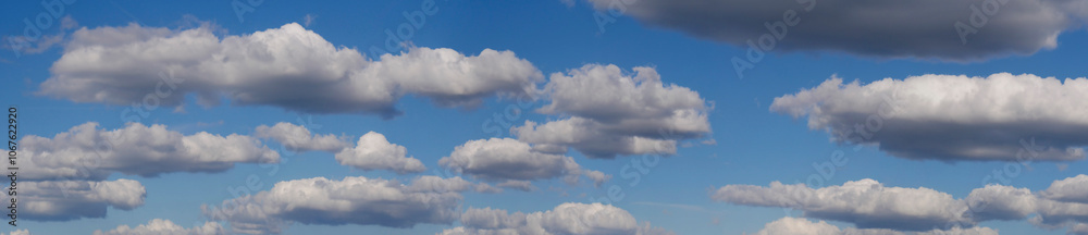 Cloud sky panorama