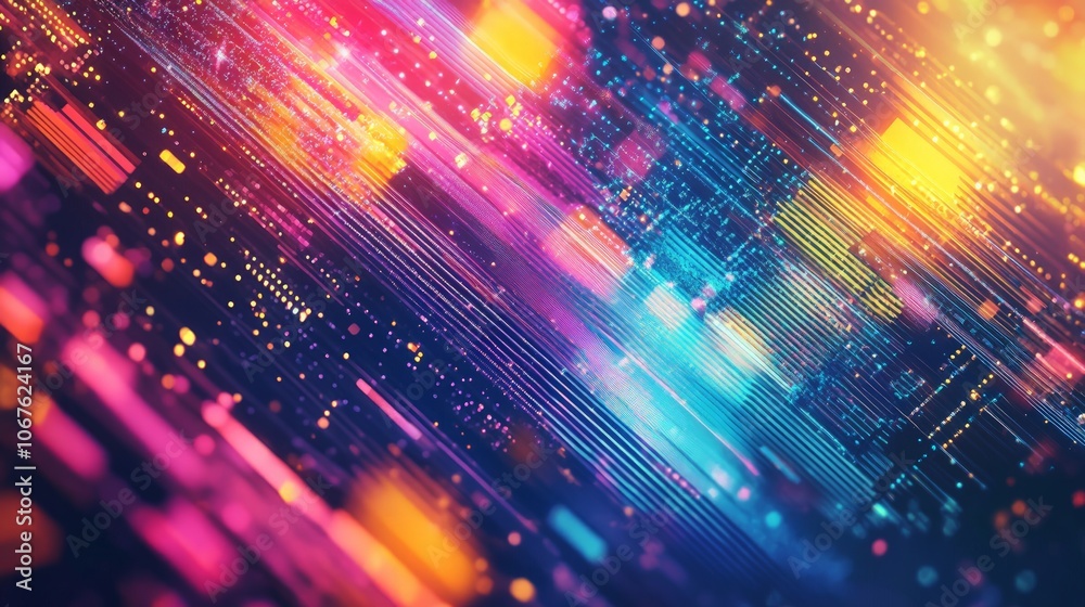 Vibrant Abstract Geometric Background, a lively composition of bright colors and digital glitch effects, embodies a dynamic and contemporary artistic expression. Vibrant Abstract Geometric Background, a lively composition of bright colors and digital glitch effects, embodies a dynamic and contemporary artistic expression.