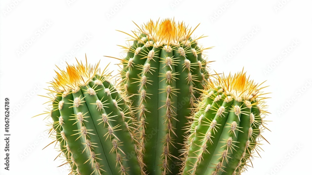 cactus tree isolated on white background