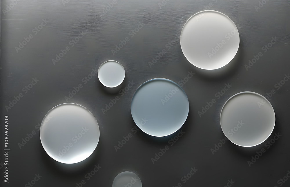 Abstract Bubbles on Gray Surface