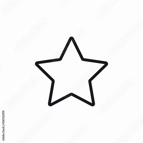 star rate icon sign vector