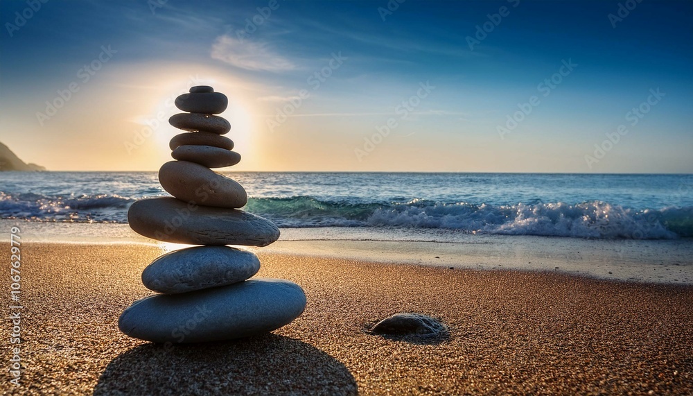 stones on the beach stones on the beach