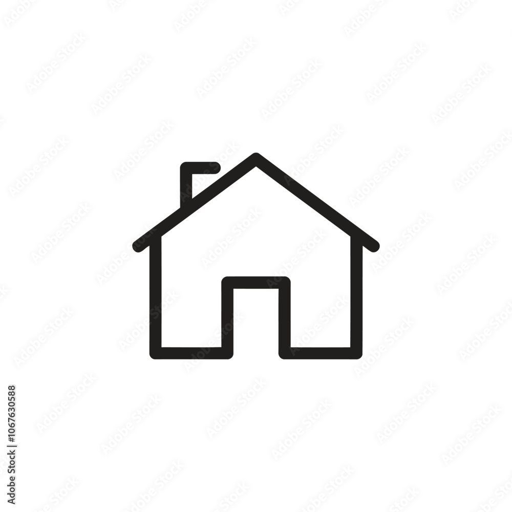 Black home icon design vector illustration Black home icon design vector illustration