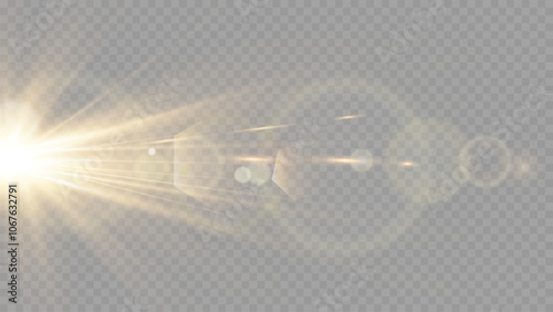 Vector transparent sunlight special lens flare light effect. Stock royalty free vector illustration. PNG	