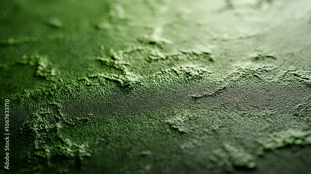 Close-Up of Textured Green Surface with Organic Pattern Close-Up of Textured Green Surface with Organic Pattern