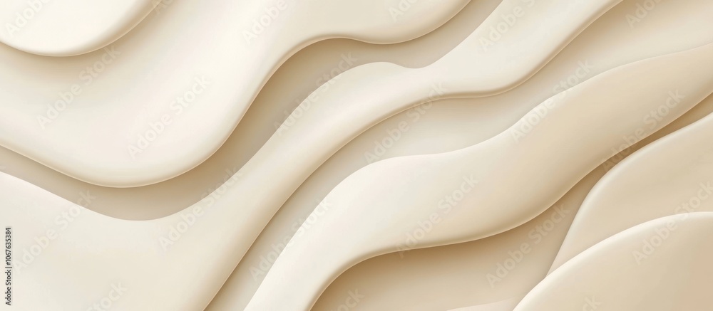 Abstract beige wavy background with soft lighting. Abstract beige wavy background with soft lighting.