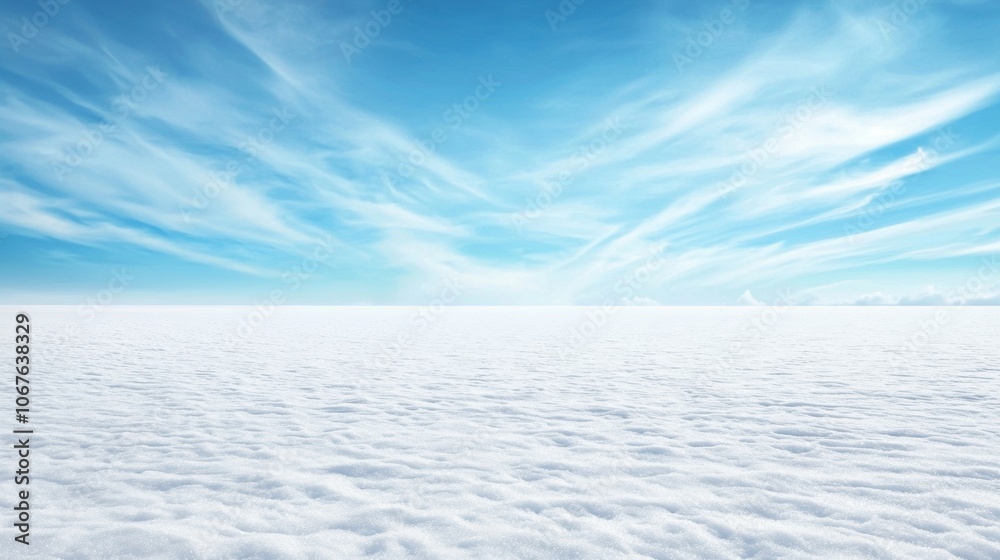 A clear blue sky with a few clouds