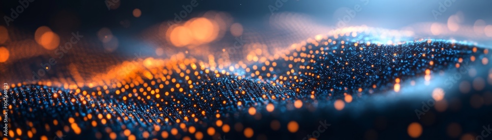 Fototapeta premium A mesmerizing abstract representation of digital patterns and light.