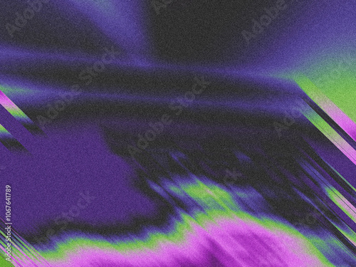 Abstract blurred grainy gradient background texture. Colorful digital grain dust soft noise effect pattern. Lo-fi multicolor vintage retro fluid colors. Nostalgia, vintage, 80s, 90s style synthwave