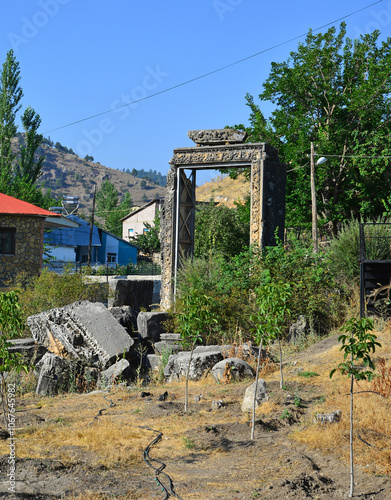 Sar ancient city is located in Tufanbeyli, Adana, Turkey. photo