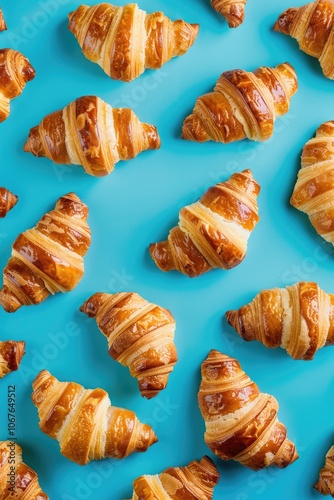 Close-up of delicious pastries ready for breakfast or snacking.