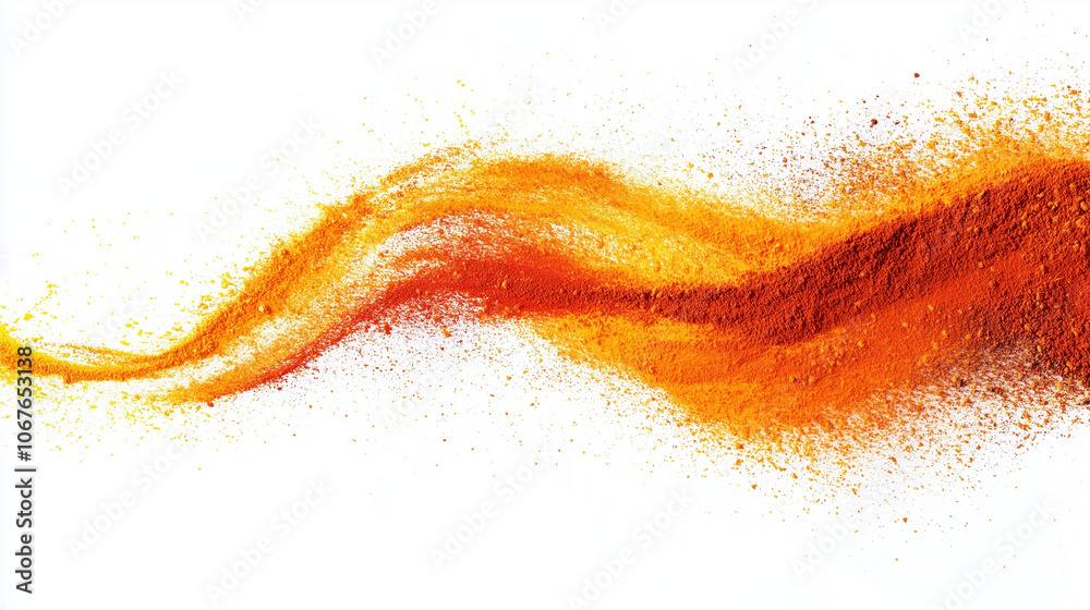 Spices, dried, various colors, cooking ingredients Spices, dried, various colors, cooking ingredients