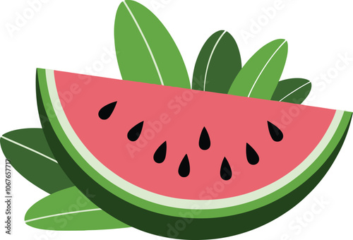 illustration of watermelon