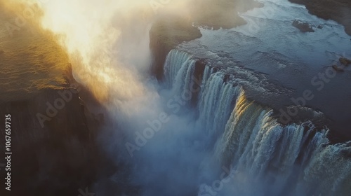 Victoria Falls Aerial View