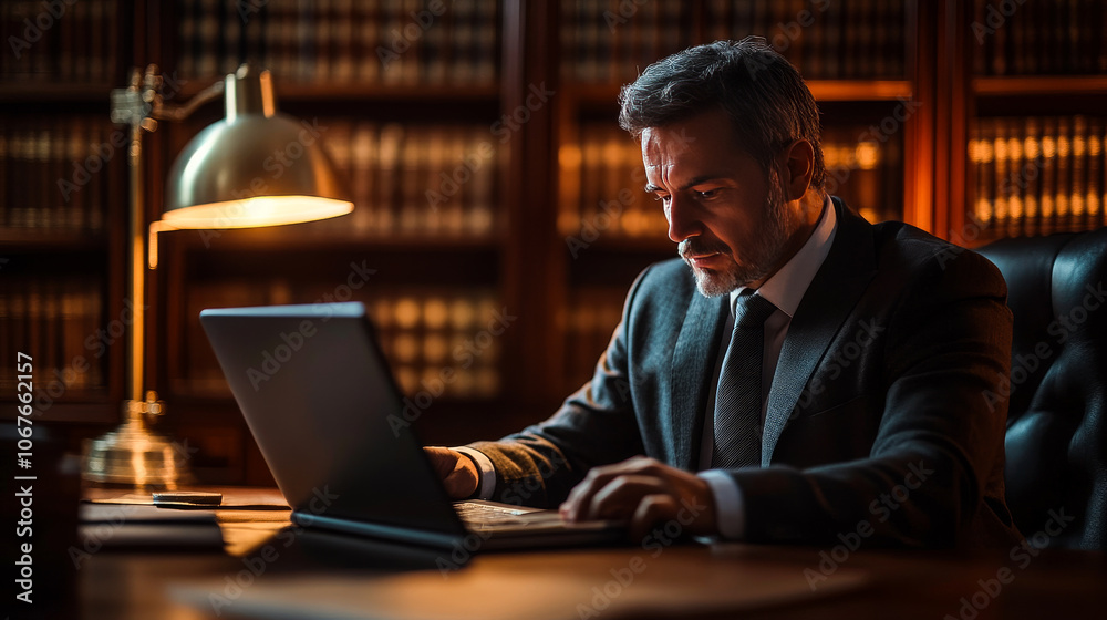 Lawyer Consulting Client on Video Call Lawyer Consulting Client on Video Call