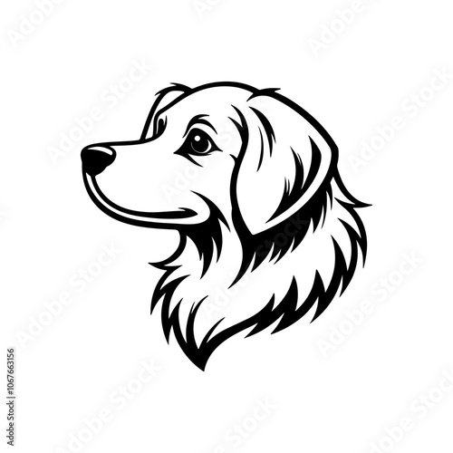 dog, illustration, silhouette, background, puppy, breed, black, photo