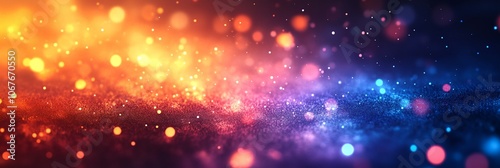 A colorful background with a lot of sparkles