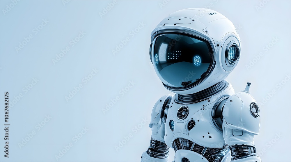 astronaut robot AI workforce robots in the workplace futuristic astronomy technology astronaut robot AI workforce robots in the workplace futuristic astronomy technology