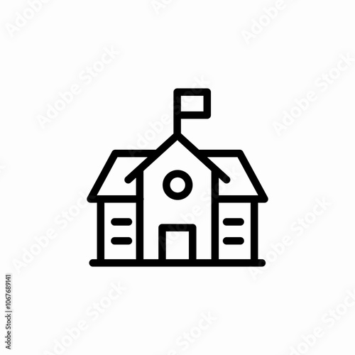 school education icon sign vector