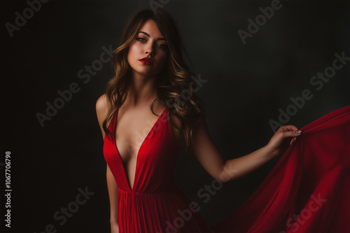 woman in dress