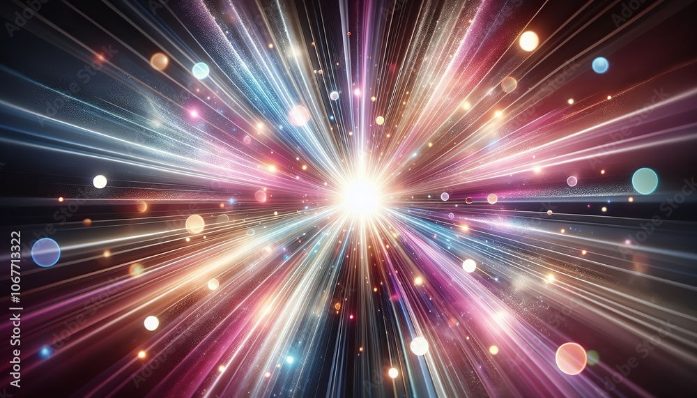 A celestial explosion of color and motion, representing the vastness and mystery of the universe.
A celestial explosion of color and motion, representing the vastness and mystery of the universe.