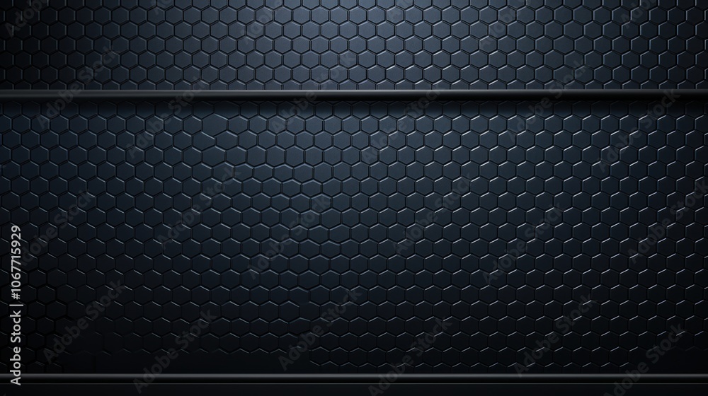 custom made wallpaper toronto digitalAbstract Hexagonal Metal Background with Geometric Pattern, Sleek Modern Design for High-Quality Visuals, Technology, and Industrial Concepts