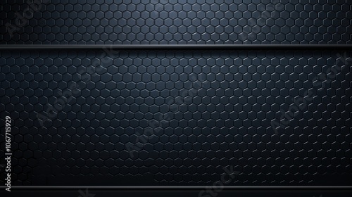 Wallpaper Mural Abstract Hexagonal Metal Background with Geometric Pattern, Sleek Modern Design for High-Quality Visuals, Technology, and Industrial Concepts Torontodigital.ca