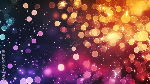 Colorful Abstract Light Background for Creative Use