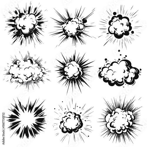 Explosion effect set