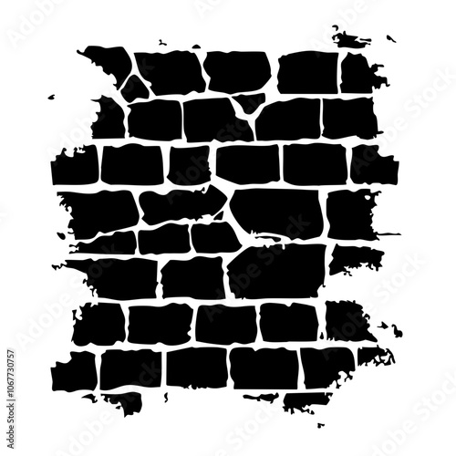 broke brick wall