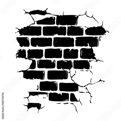 broke brick wall
