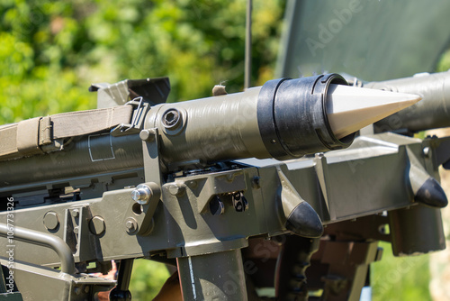 French-made Missile Transportable Anti-aérien Léger short-range air defense missile launcher.