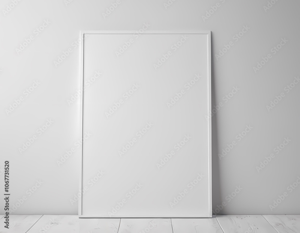 blank frame on floor blank frame on floor