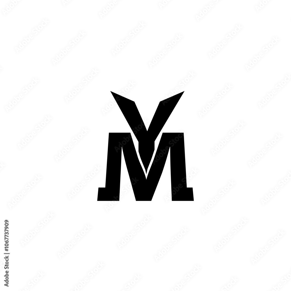 YM Logo Letter Simple Modern YM Logo Letter Simple Modern