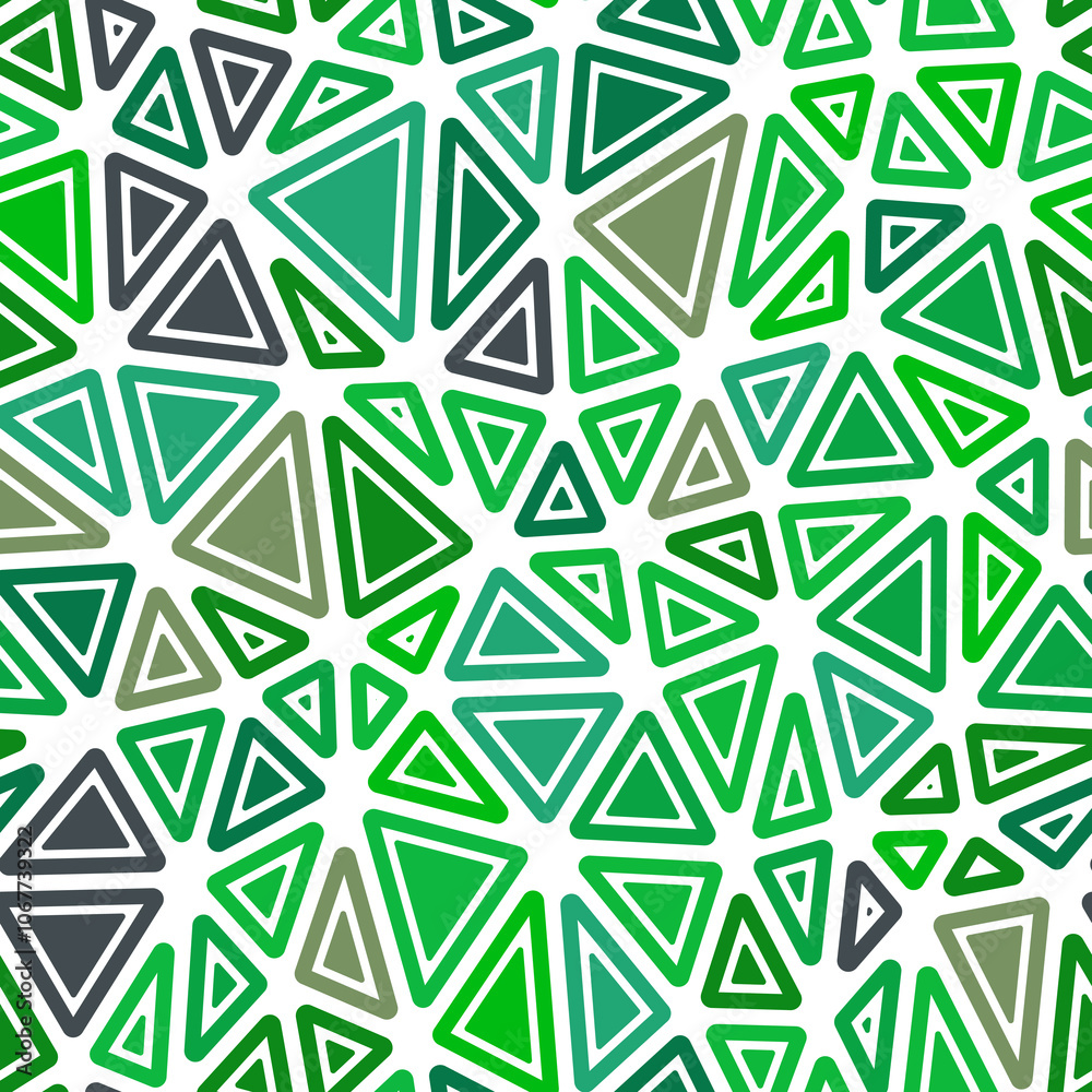 Minimal geometric background. Rounded solid shapes in frames. Medium triangle size. Multiple colors style. Repeatable pattern. Stylish vector tiles. Seamless vector illustration. Minimal geometric background. Rounded solid shapes in frames. Medium triangle size. Multiple colors style. Repeatable pattern. Stylish vector tiles. Seamless vector illustration.
