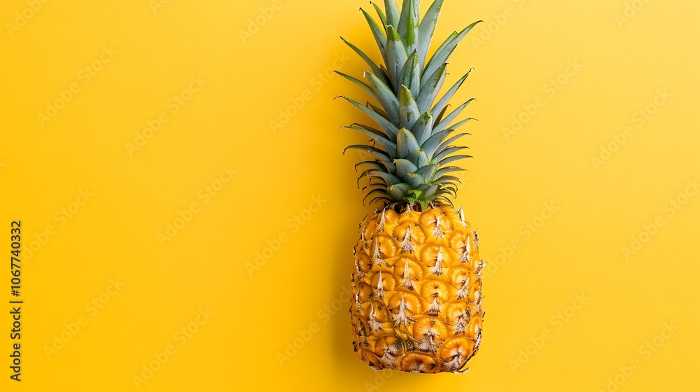 pineapple on a table pineapple on a table
