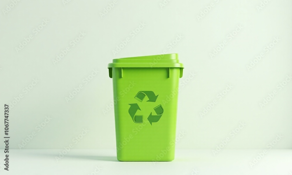 recycling bin recycle symbol minimalist design vibrant recycling bin recycle symbol minimalist design vibrant