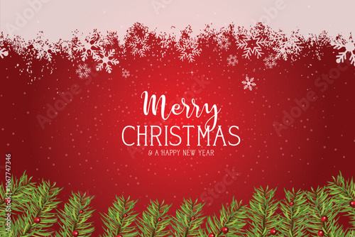 merry christmas and happy new year background