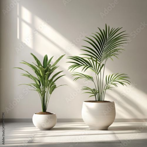 Potted Plants. Beautiful Indoor Potted Plants for Modern Home Decor, Stylish Potted Plants Collection for Interior Design, Green Indoor Plants in Decorative Pots for Home and Office.