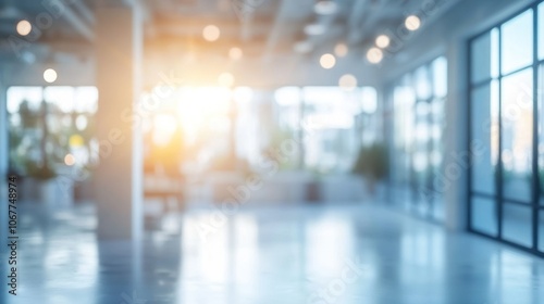 Wallpaper Mural Blurred Interior Space with Sun Light Torontodigital.ca