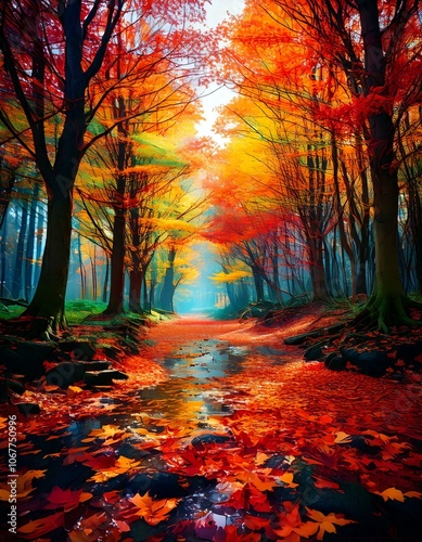 autumn in the forest