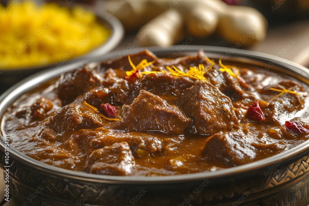 Rich and Flavorful Indian Dish in a Bowl Rich and Flavorful Indian Dish in a Bowl