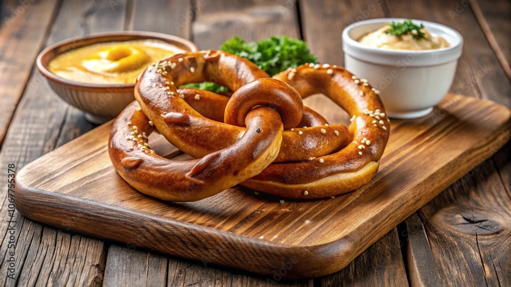 german pretzel, generative ai, ai generated