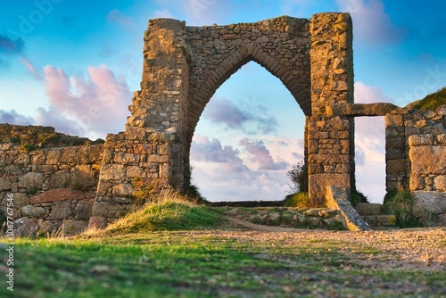 old castle ruins, Jersey, Grosnez